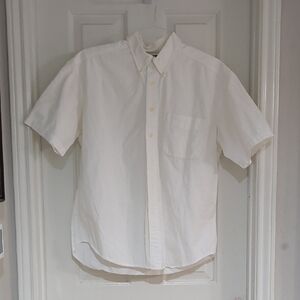 Dockers Men's White Button Down Shirt L